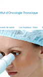 Mobile Screenshot of institut-oncologie-thoracique.com